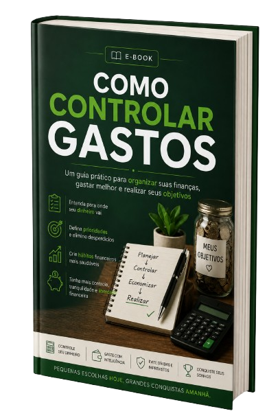 Capa do eBook Como Controlar Seus Gastos
