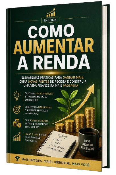Capa do ebook Como Aumentar Sua Renda