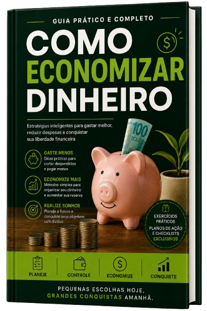 Capa do ebook Como Economizar Dinheiro