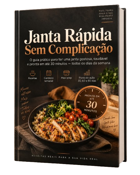 Capa do ebook Janta Rápida Sem Complicação