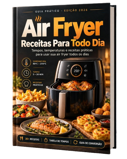 Capa do ebook Air Fryer Receitas Para Todo Dia