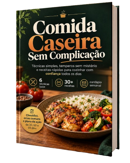 Capa do ebook Comida Caseira Sem Complicação